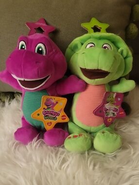 Barney & Baby Bop Plushies